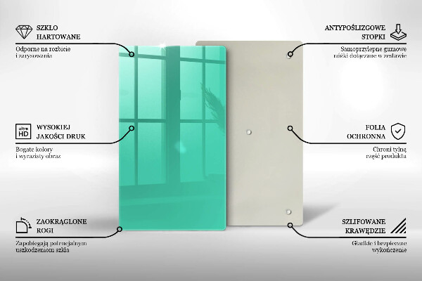 Glasskärbräda Grön färg