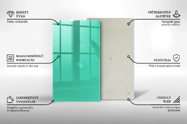 Glasskärbräda Grön färg