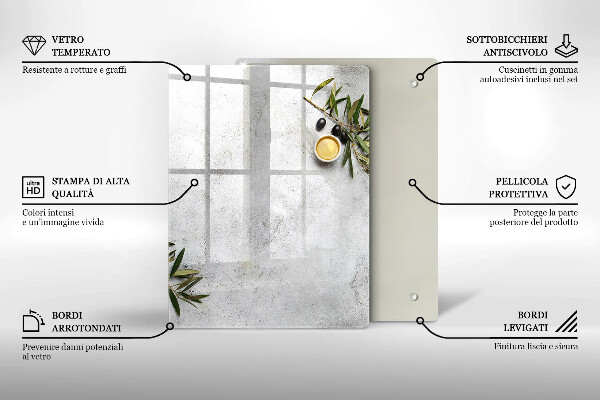 Glasskärbräda Grön färg