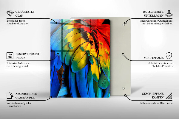 Glasskärbräda Marinblå färg