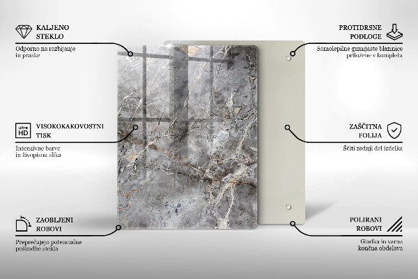 Glasskärbräda Blå färg