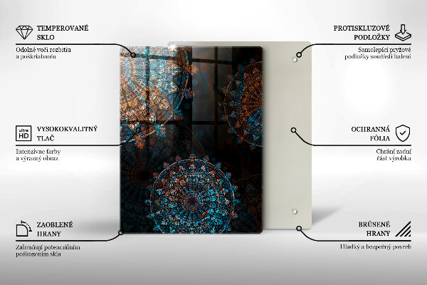 Glasskärbräda Färg svart