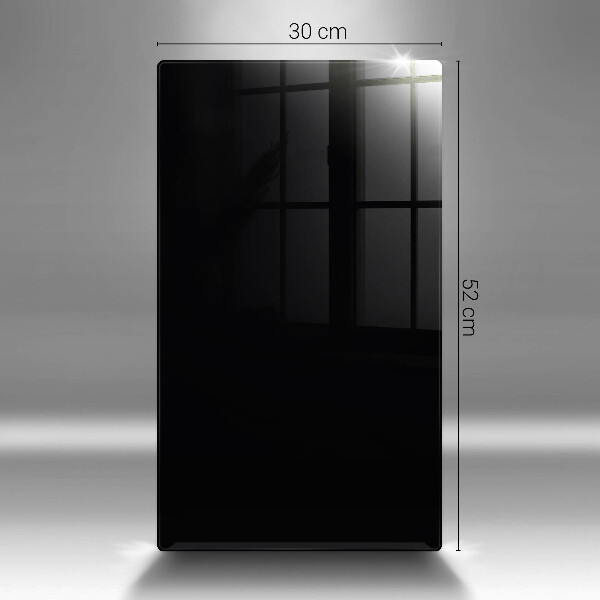 Glasskärbräda i svart