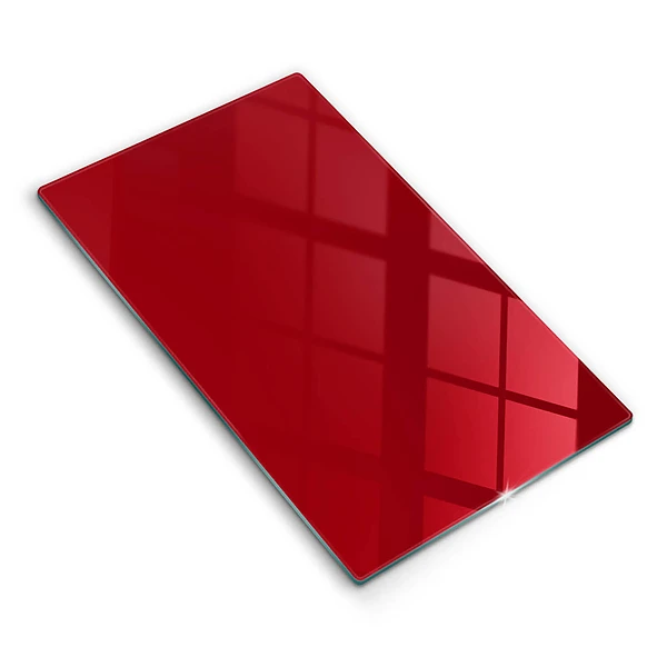 Glasskärbräda i rött