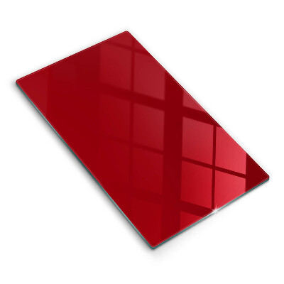 Glasskärbräda i rött