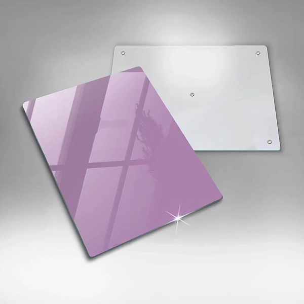 Skärbräda i glas violett