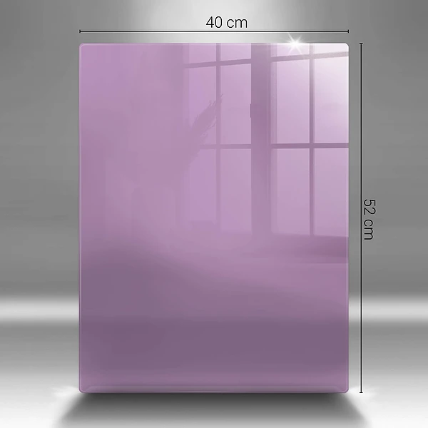 Skärbräda i glas violett