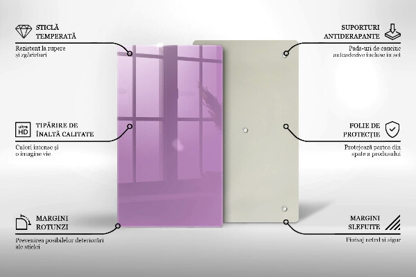 Glasskärbräda Violett