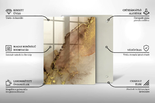 Glasskärbräda Violett