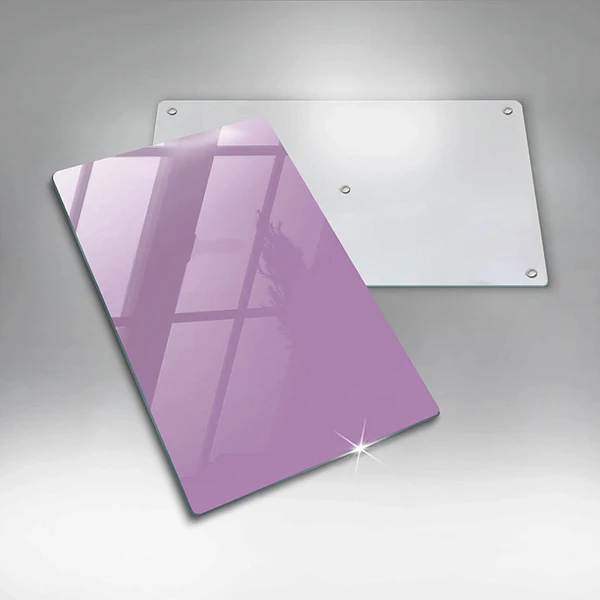 Skärbräda i glas violett