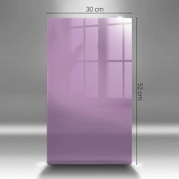 Skärbräda i glas violett