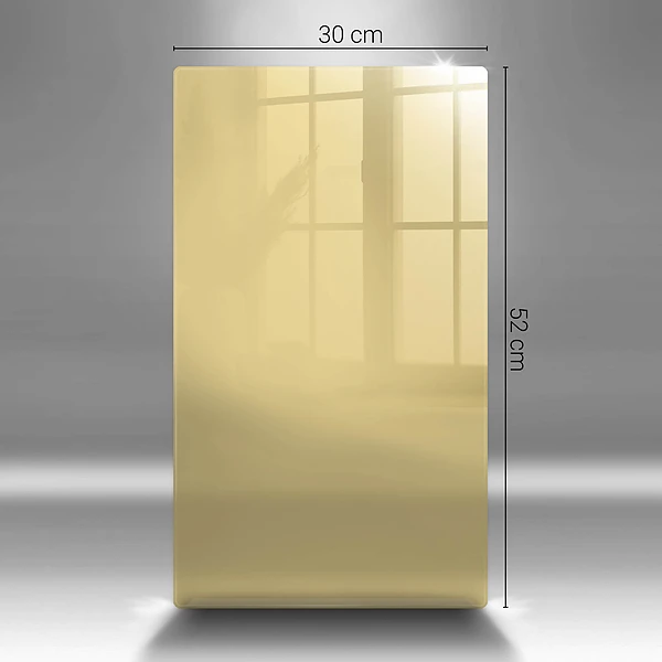 Glasskärbräda i gult