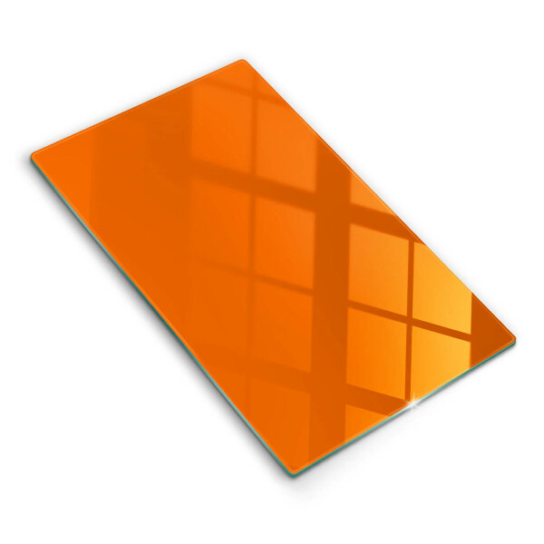 Skärbräda i glas orange
