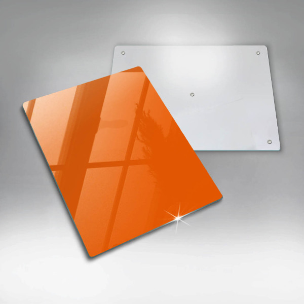 Skärbräda i glas orange