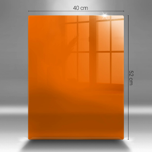 Skärbräda i glas orange