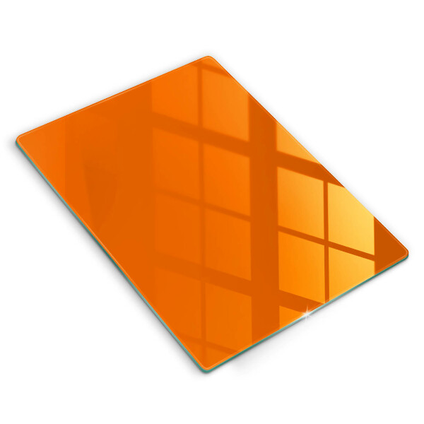 Skärbräda i glas orange