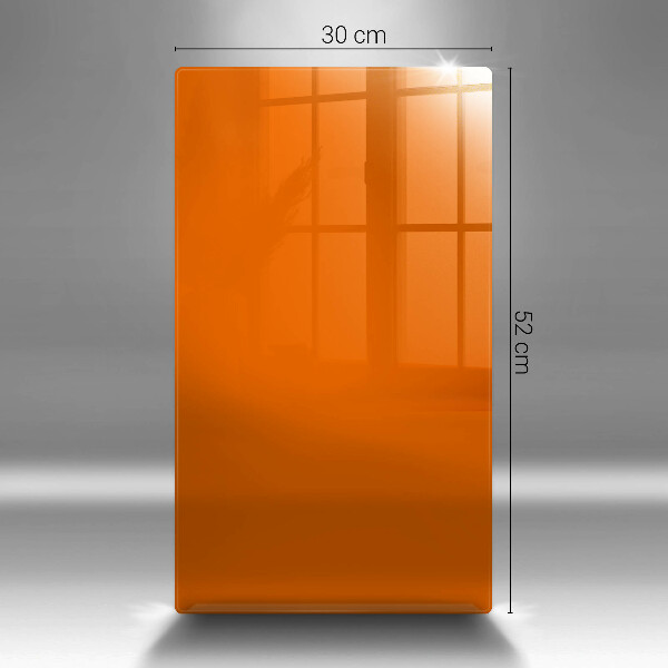 Skärbräda i glas orange
