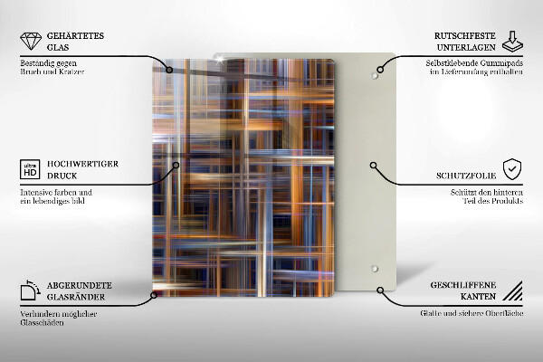 Glasskärbräda Gul färg