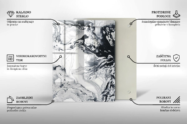 Glasskärbräda Citronfrukt
