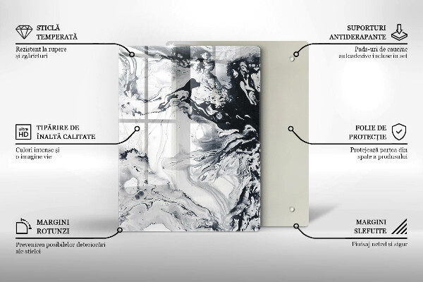 Glasskärbräda Citronfrukt