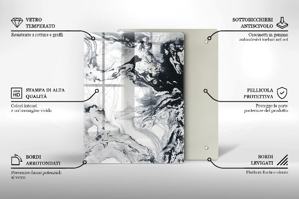Glasskärbräda Citronfrukt