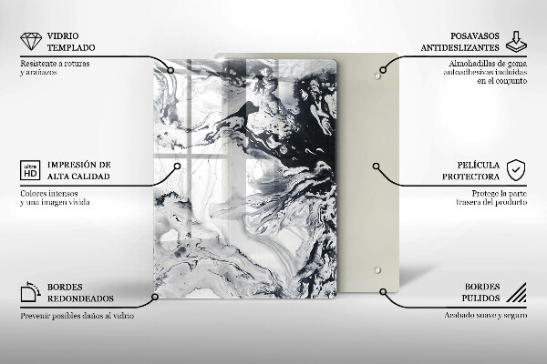 Glasskärbräda Citronfrukt