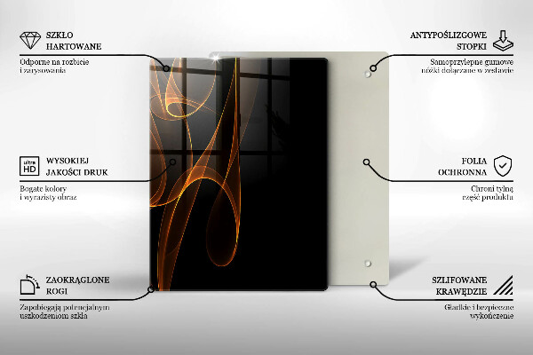 Glasskärbräda Gröna grönsaker