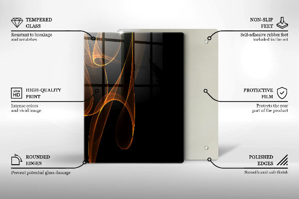 Glasskärbräda Gröna grönsaker