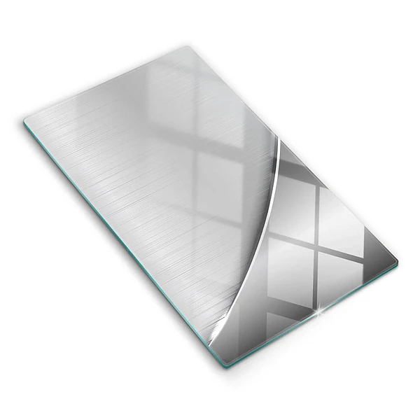 Glasskärbräda med metallmönster