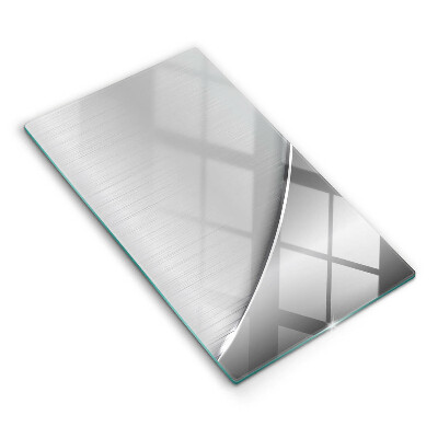 Glasskärbräda med metallmönster