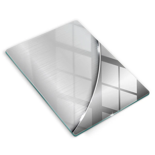 Glasskärbräda med metallmönster