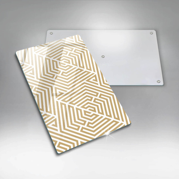 Glasskärbräda Geometriska linjer