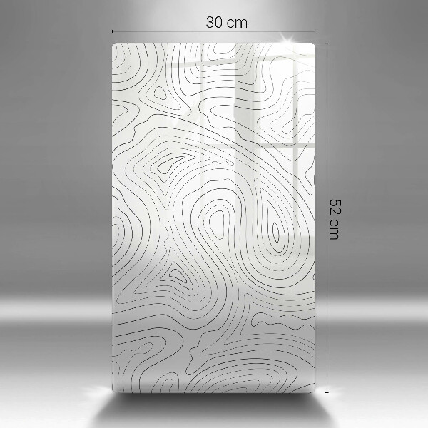 Glasskärbräda Abstraktionsformer