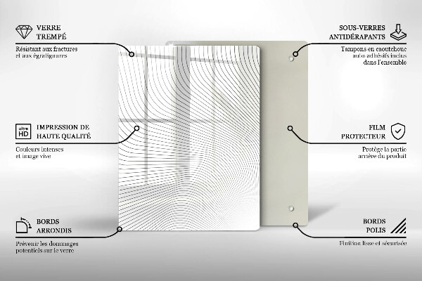 Glasskärbräda Geometrisk abstraktion