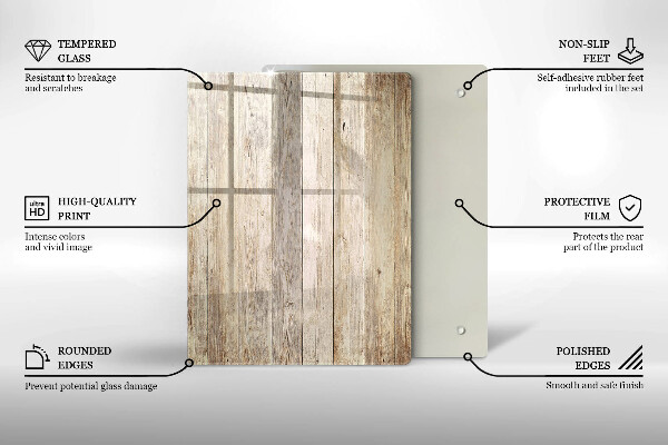 Glasskärbräda Blått abstrakt guld