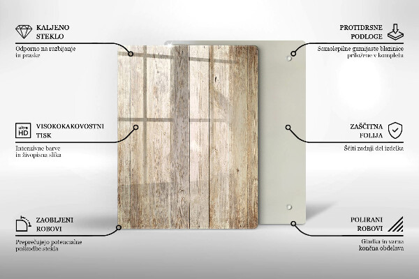 Glasskärbräda Blått abstrakt guld
