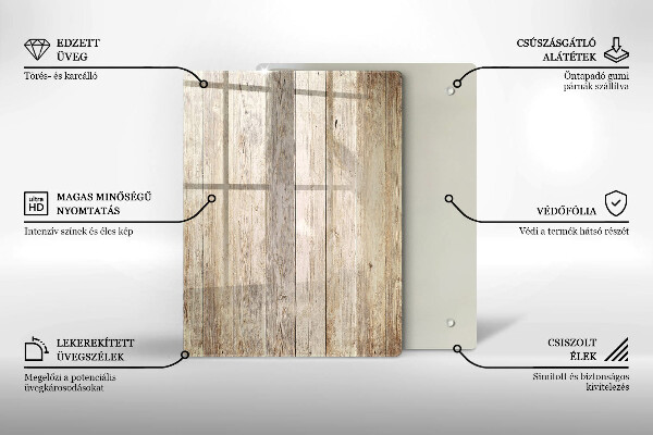 Glasskärbräda Blått abstrakt guld