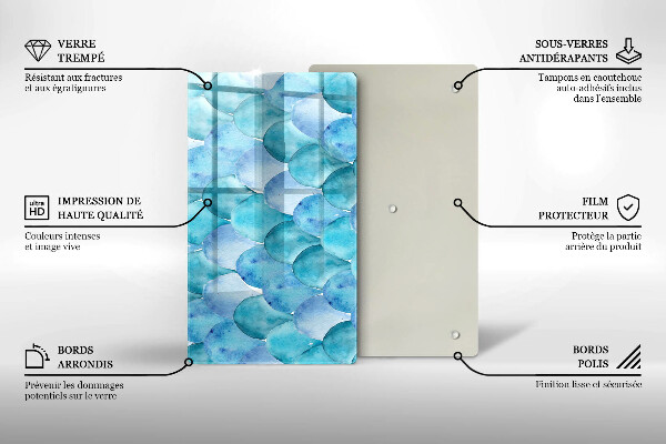 Glasskärbräda Akvarell skalor