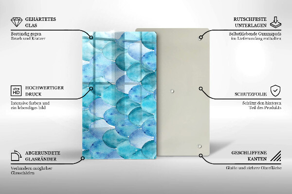 Glasskärbräda Akvarell skalor