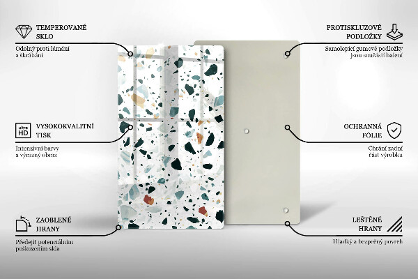 Glasskärbräda Ljus stengres