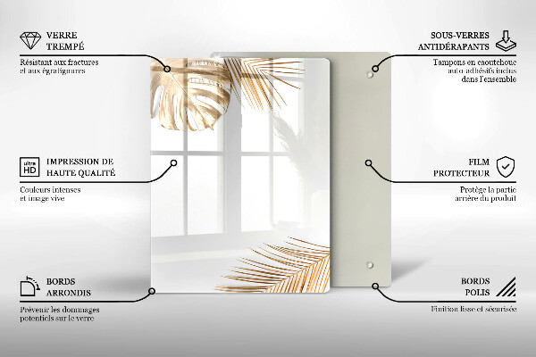 Glasskärbräda Ljus stengres