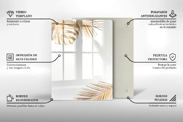 Glasskärbräda Ljus stengres