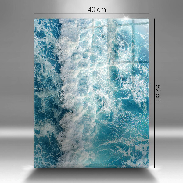 Glasskärbräda Vatten havsvågor