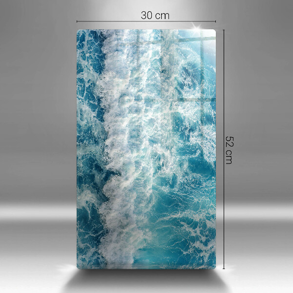 Glasskärbräda Vatten havsvågor