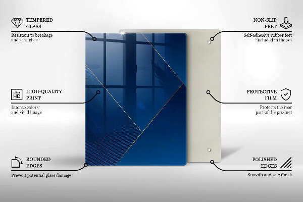 Glasskärbräda Geometriska element