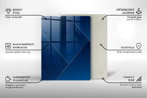 Glasskärbräda Geometriska element