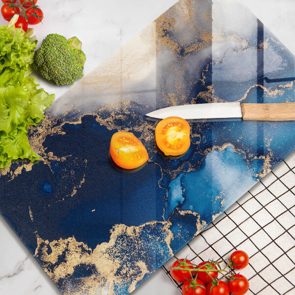 Glasskärbräda Elegant bakgrund och guld