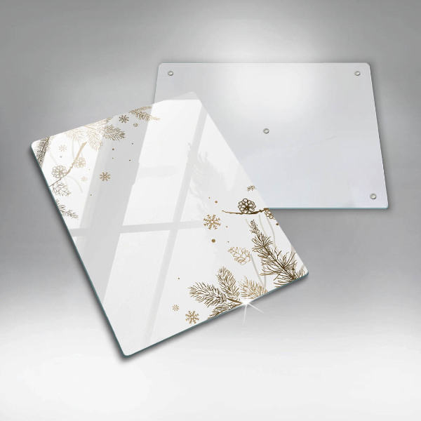 Glasskärbräda Vinterdekorationer