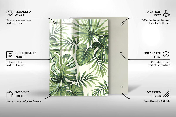 Glasskärbräda Vinterdekorationer