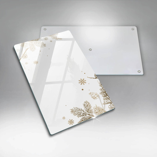 Glasskärbräda Vinterdekorationer